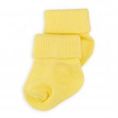 Novibaby 2li Bambu Bebek Çorap I Lemon I 0-6 ay I Sarı Yenidoğan Bebek Çorabı - 2