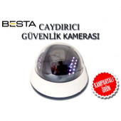LED IŞIKLI CAYDIRICI SAHTE DOME GÜVENLİK KAMERASI KD-1789 - 1