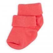 Novibaby 2li Bambu Bebek Çorap I Candy I 0-6 ay I Nar Çiçeği Yenidoğan Bebek Çorabı - 2