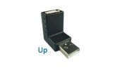 USB 2.0 90 Derece Çevirici Aparat - Yukarı Açılı - 1