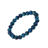 8 mm Mavi Kaplangözü Taşlı Erkek Bileklik - 1