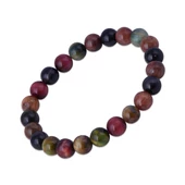 Renkli Kaplangözü Taşlı Erkek Bileklik - 1