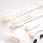 BMW X5 E53 E70 F15 F85 E60 E61 için Ön Panoramik Sunroof Tavan Cam Kızak Tamir Seti 54137118849 thumbnail 5