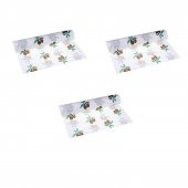 Roll-Up Tek Kullanımlık Kağıt Laminelli Masa Örtüsü - 100x150 Cm. - Zeytin Desenli -16 Yaprak 3 Rulo thumbnail 2