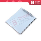 Mercedes Benz C-Class W203 CL203 2000-2007 için Orta Konsol Bardak Tutucu Sürgü Panjur Kapağı Gri 20368001239051 - 3