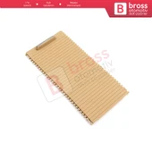 Mercedes W204 E W207 W212 için Orta Konsol Bardak Tutucu Sürgü Panjur Kapağı Bej 20468047089051 - 5