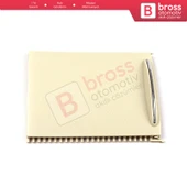 Mercedes Benz C-Class W203 CL203 2000-2007 için Orta Konsol Bardak Tutucu Sürgü Panjur Kapağı Bej 20368001239051 - 1