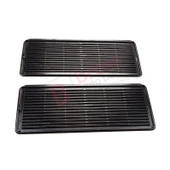 Mercedes W203 W208 W209 W210 W211 W215 W219 W220 W240 için 2 Adet Siyah Sunroof Tavan Havalandırma Izgarası A2117840644 thumbnail 2