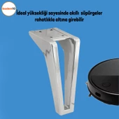 Penta Lüks Mobilya Kanepe Tv Ünitesi Koltuk Ayağı 18 Cm Krom Renk Konsol Ayakları - 2