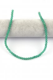 Yeşil Akik Doğal Taş Dizi 6 mm Küre Kesim thumbnail 2