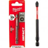 2 Adet Milwaukee Bits Uç Ph2 90 MM Shockwave Made İn Germany - 1