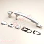 Renault Fluence Megane 3 Clio 4 Scenic 3 Captur 1 için Dış Kapı Açma Kolu Krom Renk 806B02596R thumbnail 2