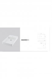 Karen Banyo Award Tezgah Üstü 38X60 Lavabo - 2