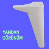 Aspen 12'li Set Mobilya Kanepe Koltuk Tv Ünitesi Ayağı Ayakları Destek 18 Cm Beyaz Konsol - 9
