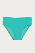 Yeşil Yüksek Bel Tek Alt Bikini - 1