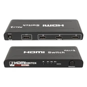 FULLY G-538H 3 GİRİŞ 1 ÇIKIŞ HDMI SWITCHER TOPLAYICI METAL KASA ADAPTÖRLÜ - 7