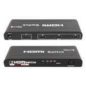 FULLY G-538H 3 GİRİŞ 1 ÇIKIŞ HDMI SWITCHER TOPLAYICI METAL KASA ADAPTÖRLÜ - 3