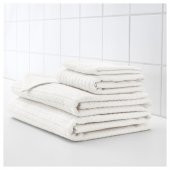 4 Adet Banyo-Mutfak El Havlusu Beyaz Renk MeridyenDukkan 30x30 cm, 4 Lü - 2