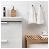 4 Adet Banyo-Mutfak El Havlusu Beyaz Renk MeridyenDukkan 30x30 cm, 4 Lü - 4