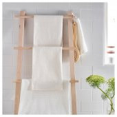 4 Adet Banyo-Mutfak El Havlusu Beyaz Renk MeridyenDukkan 30x30 cm, 4 Lü - 6
