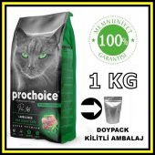 Pro choice Pro36 kuzu etli yetişkin kedi 1 kg açık mama - 1