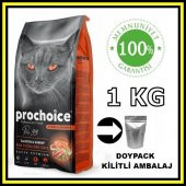 Pro choice Pro33 sterilised somonlu karidesli kısır kedi 1 kg açık mama - 1