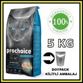 Pro choice Pro34 somonlu yetişkin kedi 5 kg açık mama - 1