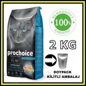 Pro choice Pro34 somonlu yetişkin kedi 2 kg açık mama - 1