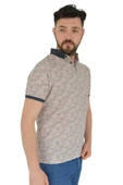 Erkek Polo Yaka Dijital Baskılı Tişört Waffle 2373 BGL-ST02795 thumbnail 3