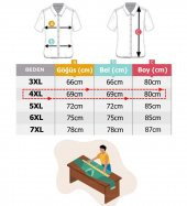 Büyük Beden Erkek Tişört Polo Yaka Düz Pike Bej 100 Pamuk - 4