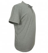 Büyük Beden Erkek Tişört Polo Yaka Düz Pike Gri - 2