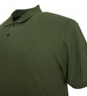Büyük Beden Erkek Tişört Polo Yaka Düz Pike Haki - 3