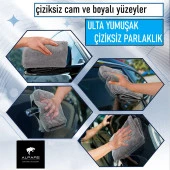 ALPARS Süper Emici Microfiber Araç Yıkama Ve Kurulama Bezi 40x70 Gri - 10