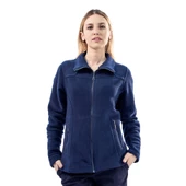 Şensel, Kadın Polar Mont, Lacivert -99E345- Fermuarlı, Outdoor thumbnail 1