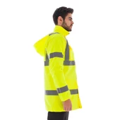 Yüksek Görünürlüklü Reflektörlü Kaban, Fosforlu Sarı -61E366- - 3