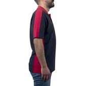 Şensel, Polo Yaka Tişört, Lacivert-Kırmızı -136E1392- Tshirt - 2