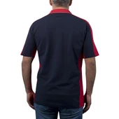 Şensel, Polo Yaka Tişört, Lacivert-Kırmızı -136E1392- Tshirt - 3