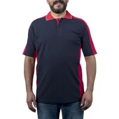 Şensel, Polo Yaka Tişört, Lacivert-Kırmızı -136E1392- Tshirt - 1