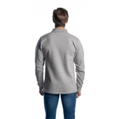 Şensel, Sweatshirt,  Gri, Polo Yaka -107E5400- Pamuklu, Kışlık - 2