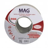 Mag Greenstar RG59 FA HD Mini Anten Kablosu 100 Metre Alüminyum Akaşımlı Folyo Çanak Anten Kablosu - 2