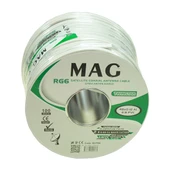 Mag RG59 Fa Mini Dual Bitişik Kablo 48 Tel Anten Kablosu 100 Metre Uydu Lnb Kablosu - 1