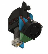 Artillery Sidewinder X1 (V4) - E3D Lite İle Bondtech Bmg 6- Fan Tutucu Ve Kanal Plastik Aparat - 1