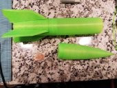 V2 | A4 Füze Model Roket 1:40 Ölçekli Plastik Aparat - 2