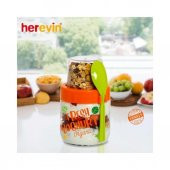 Herevin 425 cc Desenli Yoğurt Kavanozu 131615-000 - 1