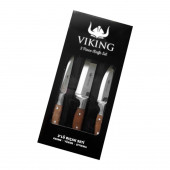 VİKİNG EL DÖVMESİ 3'LÜ BIÇAK SETİ - 4