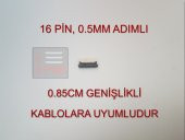 16 PİN 0.5MM ADIMLI FLEX KABLO SABİTLEYİCİ FFC KONNEKTÖR SOKETİ SABİTLEME FLEKS BAĞLAMA APARATI - 1