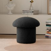 Mantar Puf Mushroom Renkli Puf Teddy Kumaş Bench - 4