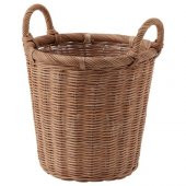 Hasır Görünümlü ,Rattan Saksı MeridyenDukkan 24 cm Bitki-Çiçek Saksısı - 1