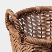 Hasır Görünümlü ,Rattan Saksı MeridyenDukkan 24 cm Bitki-Çiçek Saksısı - 2