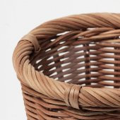Hasır Görünümlü ,Rattan Saksı MeridyenDukkan 12 cm Bitki-Çiçek Saksısı - 2